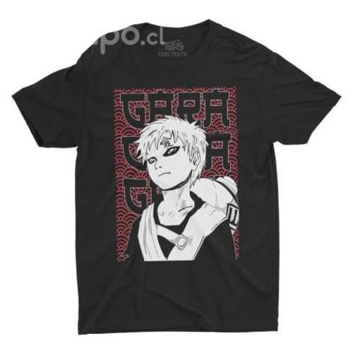 Polera Gaara De La Arena Naruto Anime Mangas Ters