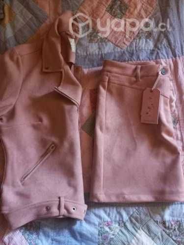 Conjunto falda + chaqueta