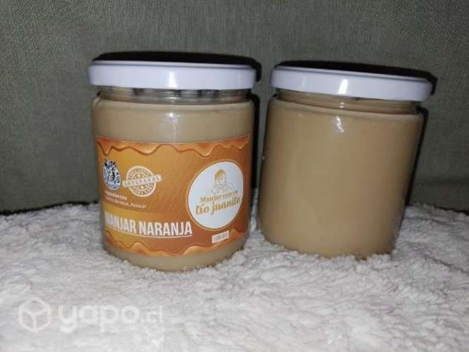 Manjar casero naranja