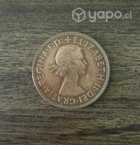 Moneda elizabeth 1957