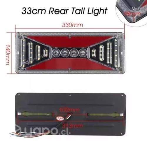 Focos Traseros Secuenciales (par) Led Bi-volts Cam