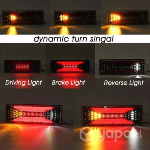 Focos Traseros Secuenciales (par) Led Bi-volts Cam