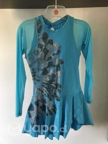 Malla Vestido Traje Patinaje artístico