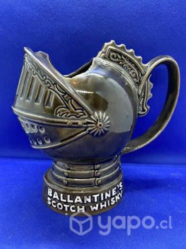 Antigua jarra shopera inglés cabeza Yelmo cerámica