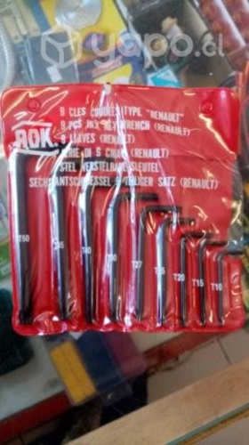 Juego de llaves torx
