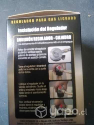 Reguladores de gas propano. Hay varios
