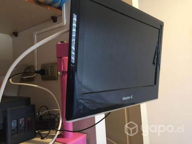 Tele, televisor, niño, niña + atril