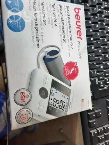 Tensiómetro de brazo con adaptador, fácil lectura,