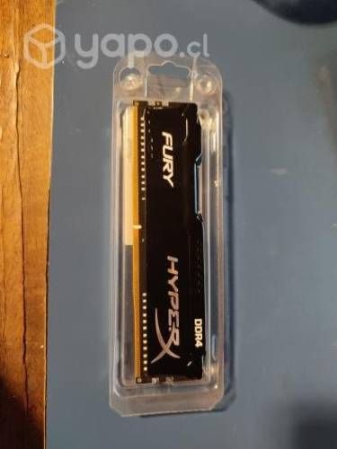 memorias hyper x ddr4 de 4 gb