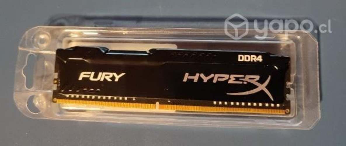 memorias hyper x ddr4 de 4 gb