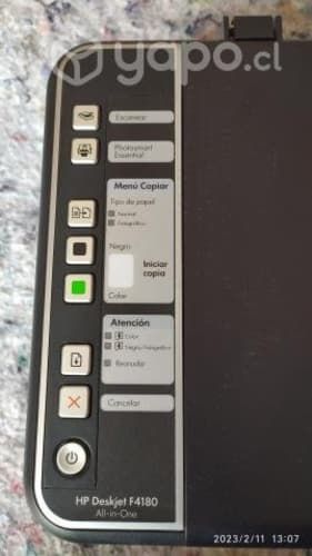Impresora HP DESKJET F4180 funcionando