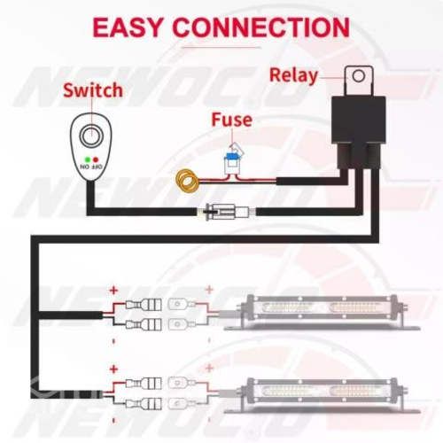 Ramal Cableado Interruptor Relay Fusible 2 Nebline