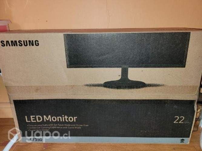 Monitor 22' samsung 60hz y soporte para mesa