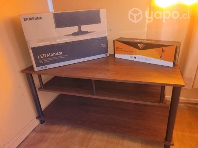 Monitor 22' samsung 60hz y soporte para mesa