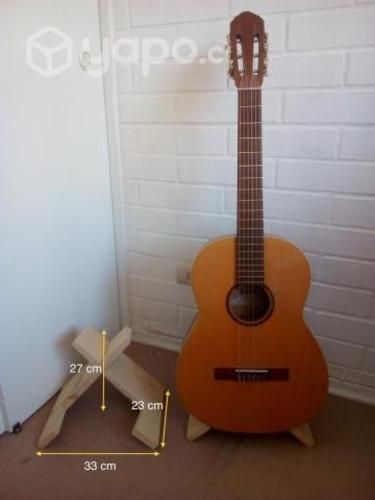 Atril Soporte Madera Para Guitarras Y Cuatros