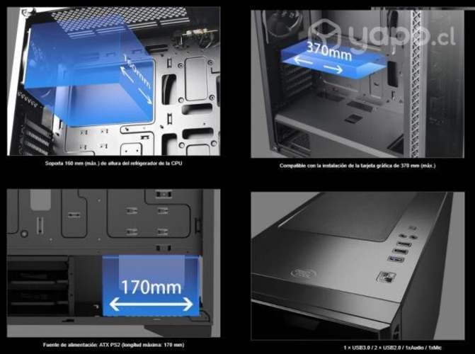 Gabinete DEEPCOOL - MATREXX-50 ARGB (3Fan)