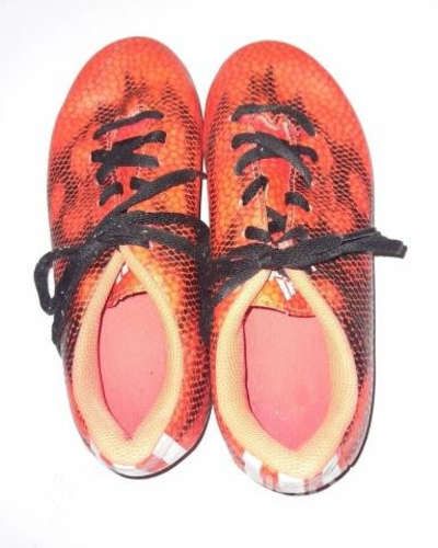 Zapatillas Adidas Futbol N° 33 1/2 Naranja/negro U