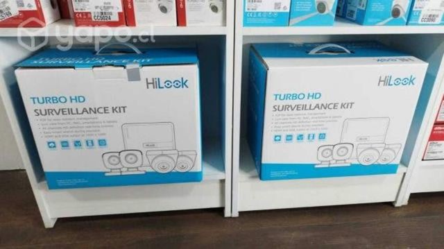Kit 4 Ch Camaras 720p Hilook CON DISCO DURO DE 500