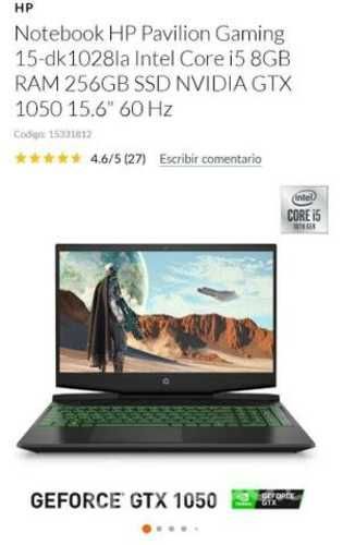 PC Hp Pavilion gamer