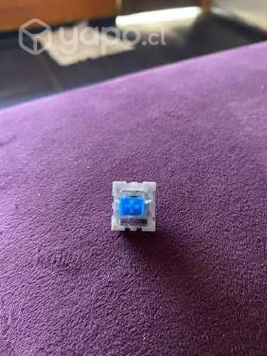 Switches azules para teclado mecánico