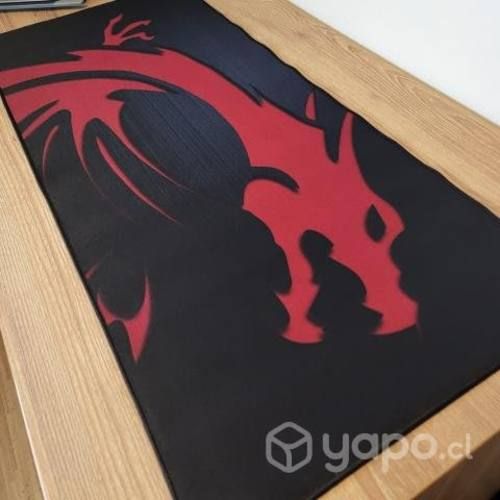 Mousepad XL Gamer Diseño Dragon Rojo