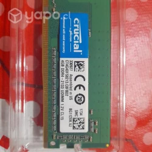 Ram DDR4 4GB CRUCIAL 2133