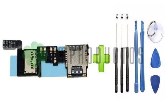 Flex Lector Sim Y Micro Sd Galaxy Note 4 + Kit De
