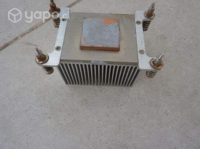 Disipador calor computador cobre aluminio