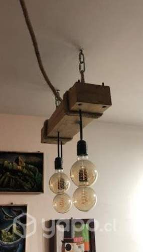 Lámpara artesanal hecha a mano