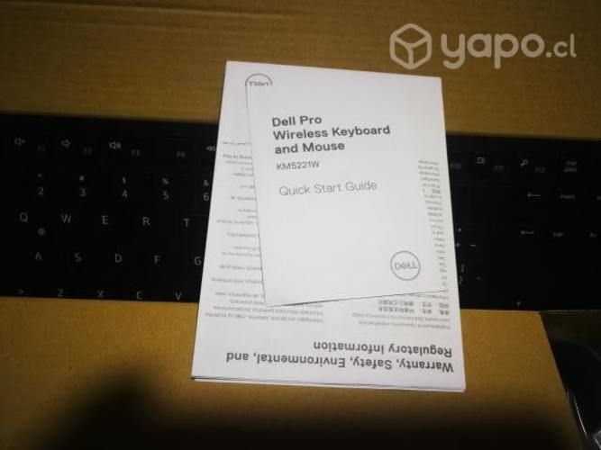Kit teclado y mouse DELL inalambrico