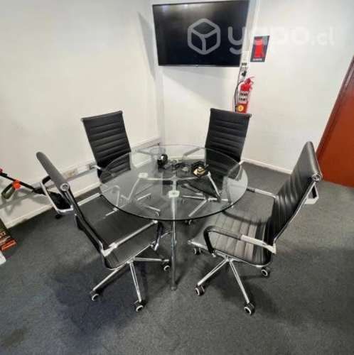 Mesa De Reunión Más 4 Sillas