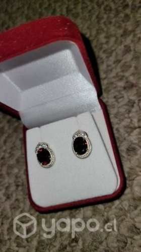 Aros y anillo de plata