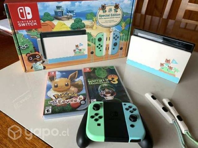 Nintendo switch version animal crossing SIN juegos