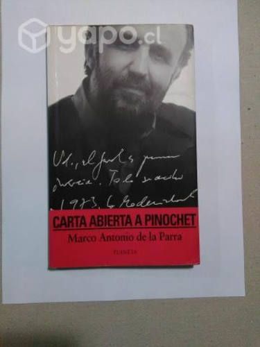 Carta Abierta a Pinochet. M.A.de la Parra.Original