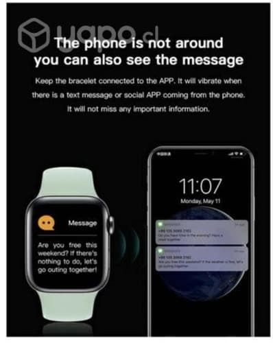 Reloj inteligente smartwatch bluetooth x7 fit pro