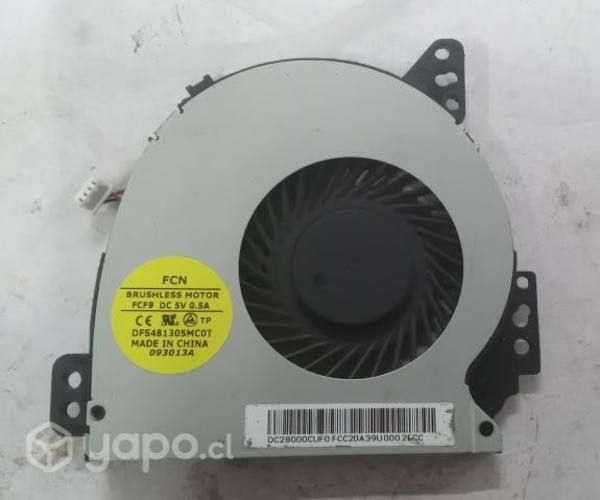 Ventilador notebook toshiba s45