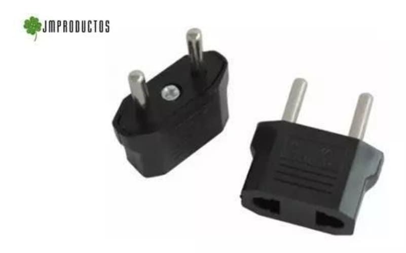 Pack 10 Adaptador Enchufe Euro Americano A Enchufe