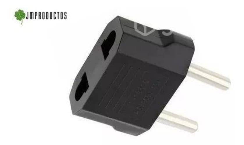 Pack 10 Adaptador Enchufe Euro Americano A Enchufe