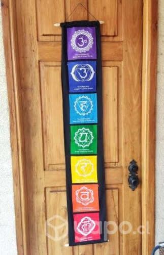 Colgante Pared 7 Chakras Decoracion Tela 150cms
