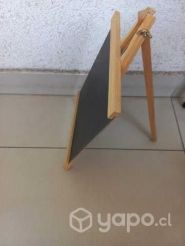 Pizarra en atril de 20 cm x 36 cm