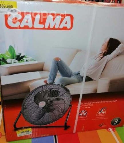 Ventilador de piso calma 18' metálico
