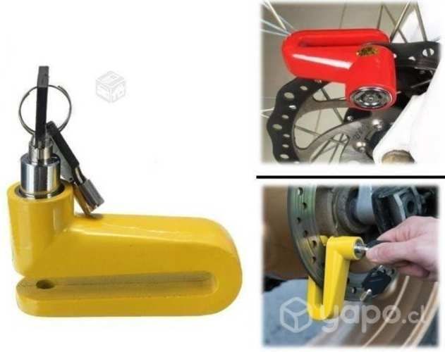 Candado Traba Rueda Para Disco de Freno de Moto