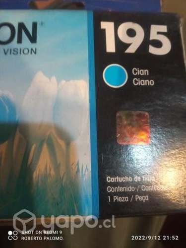 Tintas Epson diversos modelos originales