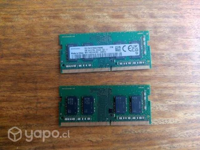 Memorias RAM DDR4 4GB 3200MHz SO-DIMM