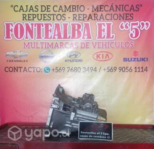 Reparacion caja de cambio toyota yaris