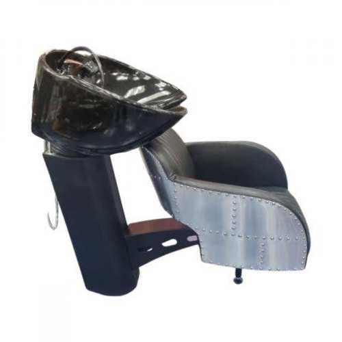 Silla en cuero con lavapelo e139