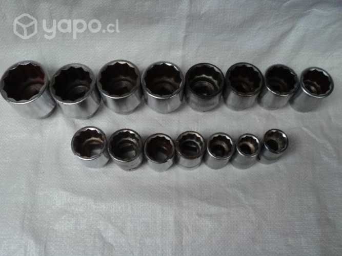 15 Dados De Marca En Pulgadas, Toma 3/4