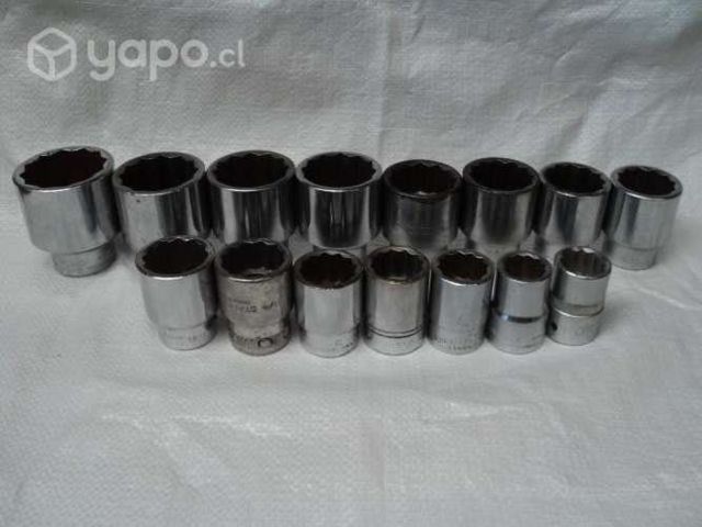 15 Dados De Marca En Pulgadas, Toma 3/4