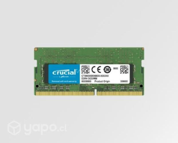 Memoria RAM Crucial de 32Gb DDR4 para Notebook