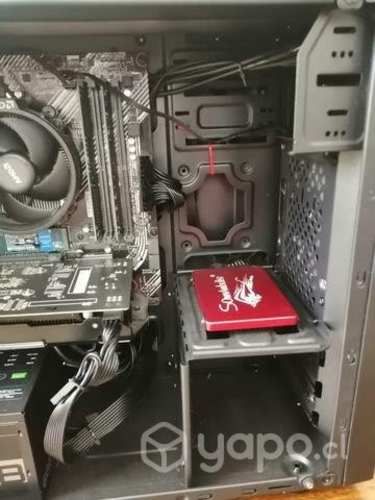Pc gamer ryzen 5-1600, 16gb ram, semi nuevo